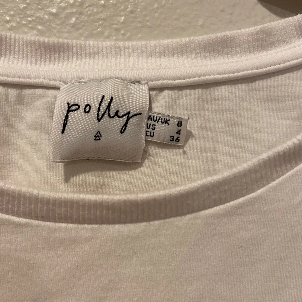 White Ruffle Top - Picture 2 of 3